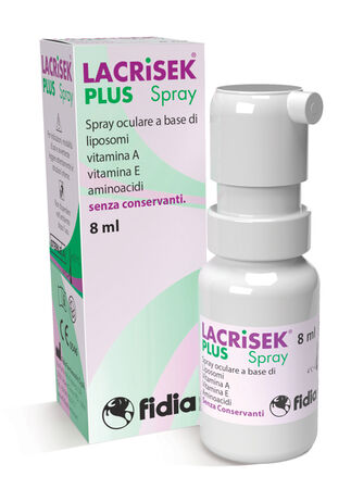 LACRISEK PLUS SPRAY SENZA CONSERVANTI SOLUZIONE OFTALMICA 8 ML image not present