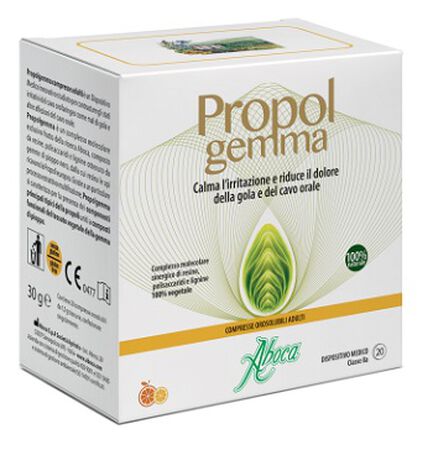 PROPOLGEMMA 20 COMPRESSE OROSOLUBILI ADULTI 1,50 G image not present