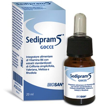 SEDIPRAM 5 GOCCE 20 ML image not present