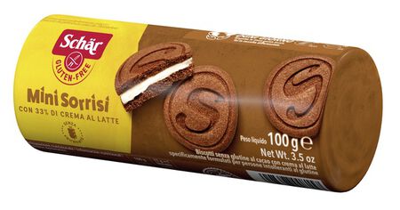 SCHAR MINI SORRISI CON CREMA AL LATTE 100 G image not present