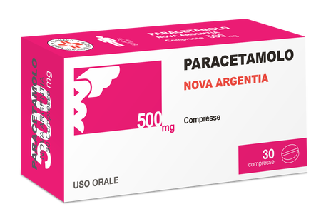 PARACETAMOLO (NOVA ARGENTIA)*30 cpr 500 mg image not present