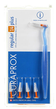 CURAPROX CPS REGULAR CPS 14 CON 5 SCOVOLINI + SUPPORTO image not present