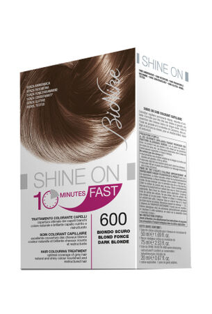 BIONIKE SHINE ON FAST TRATTAMENTO COLORANTE CAPELLI BIONDO SCURO 600 FLACONE 60 ML + TUBO 60 ML image not present