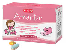 AMANTAR 20 COMPRESSE DA 1,6 G + 20 CAPSULE DA 0,637 G