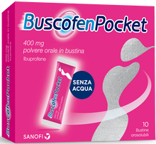 BUSCOFENPOCKET*orale polv 10 bust 400 mg BUSCOFENPOCKET*orale polv 10 bust 400 mg