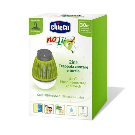 Chicco trappola anti-zanzare portatile e luce notturna image not present