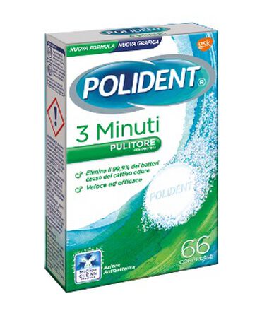 POLIDENT 3 MINUTI 66 COMPRESSE image not present