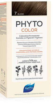 PHYTOCOLOR 7 BIONDO 1 LATTE + 1 CREMA + 1 MASCHERA + 1 PAIO DI GUANTI image not present