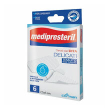 CEROTTO PER DITA MEDIPRESTERIL DELICATO TNT 7,5X5CM 6 PEZZI