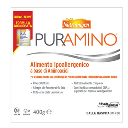 NUTRAMIGEN PURAMINO BARATTOLO 400 G image not present