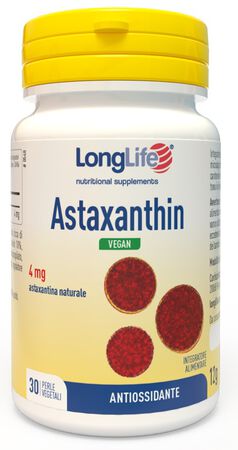 LONGLIFE ASTAXANTHIN 30 PERLE VEGETALI image not present