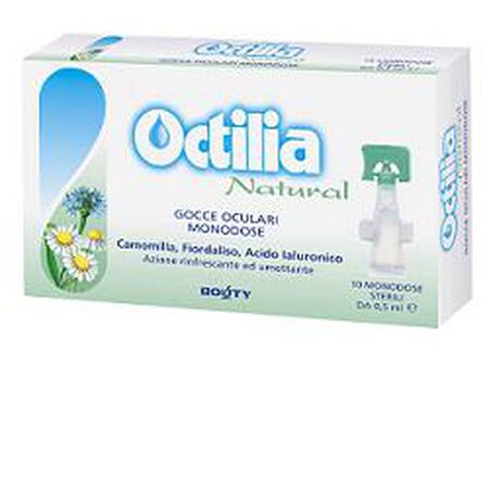 OCTILIA NATURAL GOCCE OCCHI IRRITATI E ARROSSATI 10 FLACONCINI MONODOSE 0,5 ML image not present