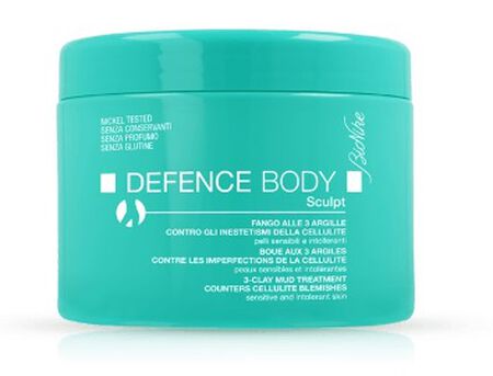 DEFENCE BODY ANTICELLULITE FANGO ALLE 3 ARGILLE VASO 500 G image not present