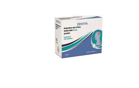 KETOPROFENE SALE DI LISINA (ZENTIVA ITALIA)*orale grat 12 bust 40 mg image not present