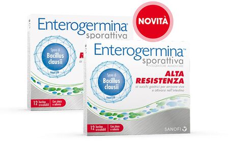 ENTEROGERMINA SPORATTIVA 12+12 BUSTINE ORODISPERSIBILI image not present