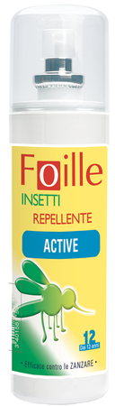 FOILLE INSETTI REPELLENTE ACTIVE 100 ML image not present