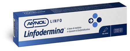 LINFODERMINA TUBO CONTIENE CUMARINA,MELILOTO,LIPOSOMI IN FOSFATIDILCOLINA PER FLEBOLOGIA E LINFOLOGIA image not present
