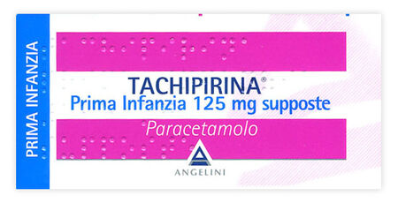 TACHIPIRINA*PRIMA INFANZIA 10 supp 125 mg image not present