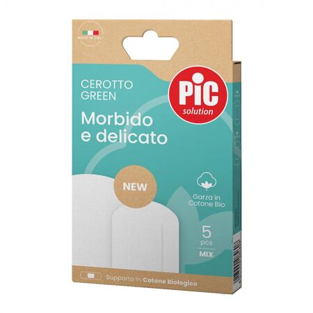 CEROTTO PIC GREEN COTONE BIO MIX 5 PEZZI image not present