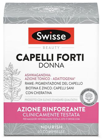SWISSE CAPELLI FORTI DONNA 30 COMPRESSE image not present