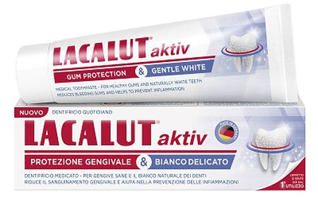 LACALUT AKTIV PROTEZIONE GENGIVALE & BIANCO DELICATO 75 ML image not present