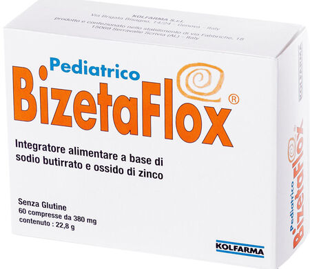 BIZETAFLOX PEDIATRICO 60 COMPRESSE image not present