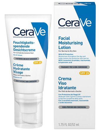 CERAVE CREMA VISO IDRATANTE SPF25 52 ML image not present