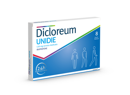 DICLOREUM UNIDIE*8 cerotti medicati 136 mg image not present