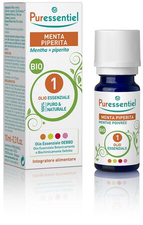 PURESSENTIEL MENTA PIPERITA OLIO ESSENZIALE BIO 10 ML image not present