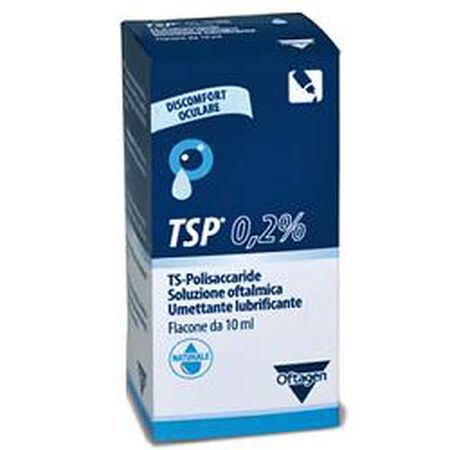 SOLUZIONE OFTALMICA TSP 0,2% TS POLISACCARIDE FLACONE 10 ML image not present