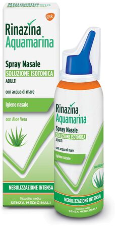 RINAZINA AQUAMARINA ISOTONICA ALOE SPRAY NEBULIZZAZIONE INTENSA 100 ML image not present