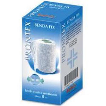 BENDA ELASTICA PRONTEX FIX AUTOFISSANTE 8 CM DI ALTEZZA PER 4 METRI IN ESTENSIONE image not present