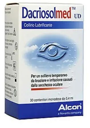 DACRIOSOLMED UD COLLIRIO LUBRIFICANTE 30 FLACONCINI MONODOSE 0,4 ML image not present