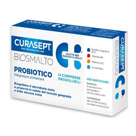 CURASEPT BIOSMALTO PROBIOTICO 14 COMPRESSE image not present