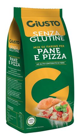 GIUSTO SENZA GLUTINE MIX PANE E PIZZA 500 G image not present