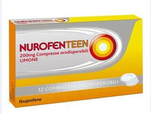 NUROFENTEEN*12 cpr orodisp 200 mg limone NUROFENTEEN*12 cpr orodisp 200 mg limone