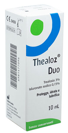 SOLUZIONE OCULARE THEALOZ DUO 10 ML image not present