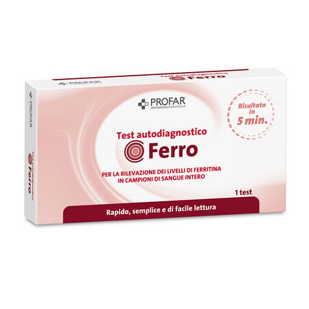 PROFAR TEST FERRO TEST RAPIDO IMMUNOCROMATROGRAFICO A FLUSSO LATERALE 1 PEZZO image not present