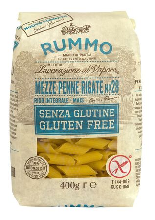 RUMMO MEZZE PENNE RIGATE N28 RISO INTEGRALE E MAIS 400 G image not present