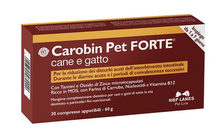 CAROBIN PET FORTE 30 COMPRESSE image not present