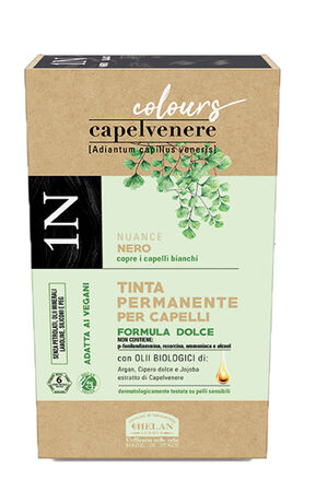 CAPELVENERE COLOURS TINTA CAPELLI 1N NERO image not present