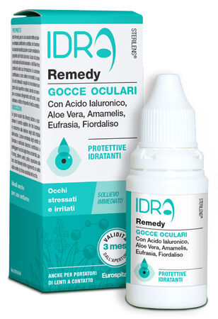GOCCE OCULARI PROTETTIVE IDRATANTI STERILENS IDRA REMEDY CON ACIDO IALURONICO E ALOE VERA 10 ML image not present