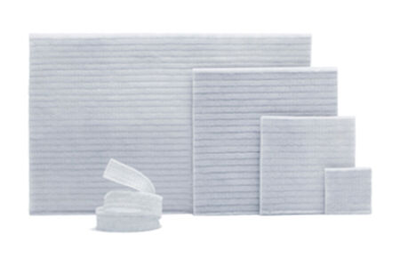 MEDICAZIONE IN HYDROFIBER E IONI ARGENTO INTESSUTA IN LYOCELL AQUACEL AG + EXTRA 10X10CM 10 PEZZI image not present