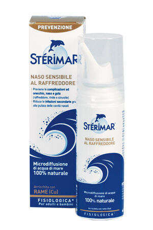 STERIMAR CU NASO SENSIBILE AL RAFFREDDORE SPRAY 100 ML image not present