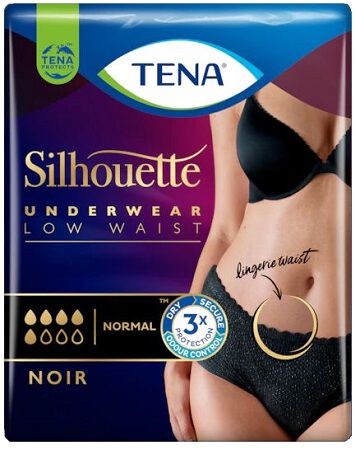 TENA SILHOUETTE NOIR M 10 PEZZI image not present