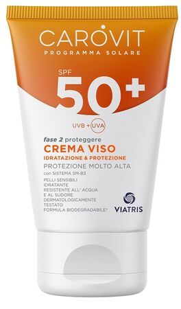 CAROVIT PROGRAMMA SOLARE CREMA VISO SPF50+ 50 ML image not present