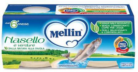 MELLIN OMOGENEIZZATO NASELLO 2 X 80 G image not present