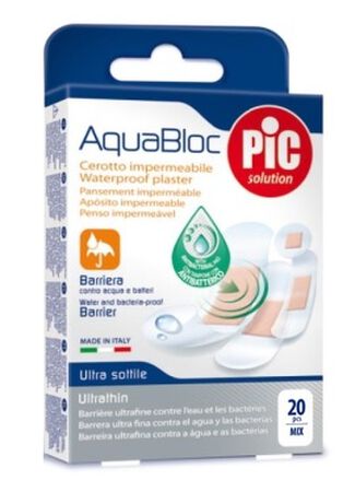 CEROTTO PIC AQUABLOC MIX ANTIBATTERICO 20 PEZZI image not present