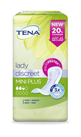 PANNOLONE SAGOMATO TENA DISCREET MINI PLUS 16 PEZZI image not present