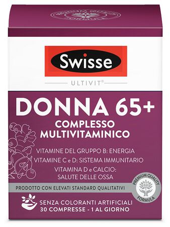 SWISSE DONNA 65+ COMPLESSO MULTIVITAMINICO 30 COMPRESSE image not present